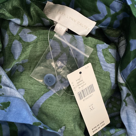 ❌Sold - Anthropologie Long-Sleeve Printed Shirt Dress Corey Lynn Calter - Picture 14 of 15